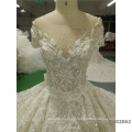 Custom Made Luxury Ball Fluffy Crystal Beaded Diamond High-end dress wedding bridal gowns